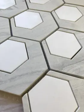 W05catahy1314mo Emser Tile Catalyst Hydrogen - 13 Inch X 14 Hexagon Floor And Wall
