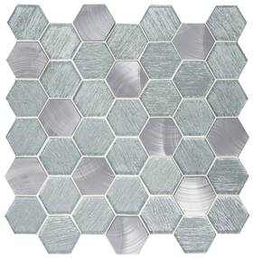 Emser Tile W13glit1212mo Glitz - 12 Inch X Hexagon Wall