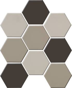 Emser Tile W71sour0910mh3 Source - 9 Inch X 10 Hexagon Geometric