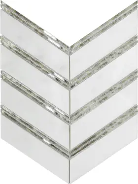 W94intrmi1212mcv Emser Tile W94intr1212mcv Intrigue - 12 Inch X Parallelogram Mirror