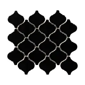 Es Stone 617395142590 Porcelain Mosaic Tiles - Arabesque Case 10 Sheets