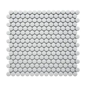 Es Stone 617395142668 Porcelain Mosaic Tiles - Penny Round For Wall And Floor