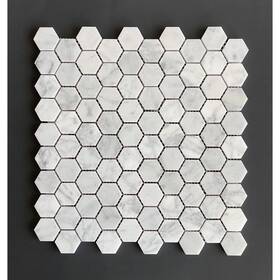Es Stone 617395143108 1 1/4 Hexagon Marble Mosaic Tiles
