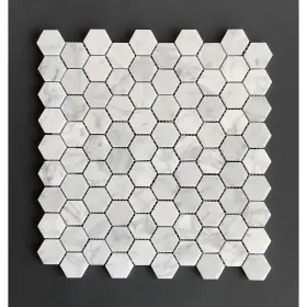 Es Stone 617395143108 1 1/4 Hexagon Marble Mosaic Tiles