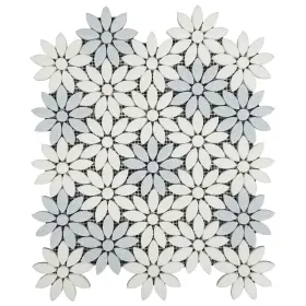 Es Stone 617395143962 Flower Pattern Marble Novelty Mosaic Wall And Floor Tile Es Stone 617395143962 Flower Pattern Marble Novelty Mosaic Wall And Floor Tile