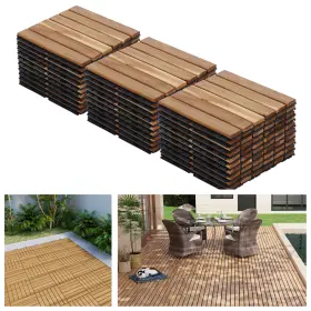 Esddg 699989693336 30pcs Wood Interlocking Deck Tiles 12 Inch X Square Floor Outdoor Flooring Esddg 699989693336 30pcs Wood Interlocking Deck Tiles 12 Inch X Square Floor Outdoor Flooring