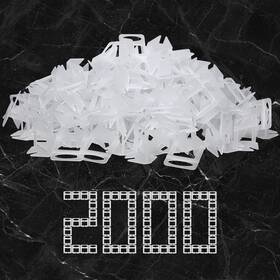 Eunice Tl1/8-2000 Tile Spacers 1/8 2000 Pcs Diy Leveling System Clips For Professi
