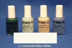 Ez Products Ezp-915 Glazed Ceramic Tile Touch-up 15-jj Continental Miami White