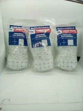 Fabrique 645382050054 3 Packs- Barwalt Tile Spacers 1/16 1.5 Mm 3000 Total