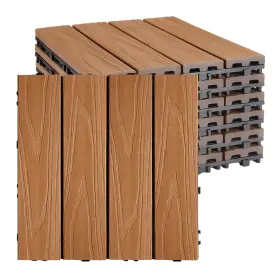 Sb-122 Famobay Wood Plastic Composite Patio Deck Tiles Diy Interlocking Decking Floor Sb-122 Famobay Wood Plastic Composite Patio Deck Tiles Diy Interlocking Decking Floor