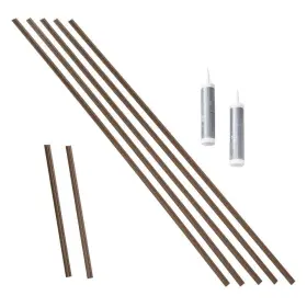 14928 Fasade Tile Trim 47 Inch Argent Bronze Vinyl Waterproof Backsplash Accessory Kit 14928 Fasade Tile Trim 47 Inch Argent Bronze Vinyl Waterproof Backsplash Accessory Kit
