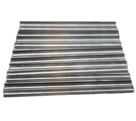 Fasade 764890926214 18 Inch Thermoplastic Inside Corner Backsplash Trim Hatchsilver 12pack 114