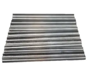 Fasade 764890926214 18 Inch Thermoplastic Inside Corner Backsplash Trim Hatchsilver 12pack 114