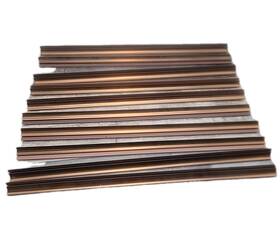 Fasade 764890926269 18 Inch Thermoplastic Inside Corner Backsplash Trim Oil-rubbed Bronze 129
