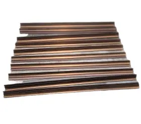 Fasade 764890926269 18 Inch Thermoplastic Inside Corner Backsplash Trim Oil-rubbed Bronze 129