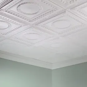 Pg5401 Fasade Rosette 2ftx4ft Glue Up Ceiling Til Pk 5