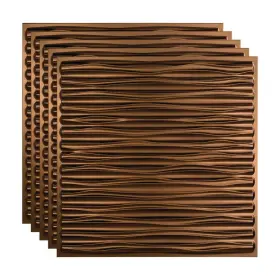 Pl7526 Fasade Drop Ceiling Tiles 23.75 Inch Square Water Resistant Vinyl Oil Rubbed Bronze Pl7526 Fasade Drop Ceiling Tiles 23.75 Inch Square Water Resistant Vinyl Oil Rubbed Bronze