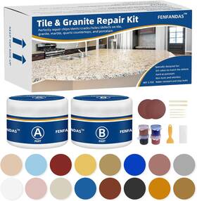 Fenfandas F003 Tile And Granite Repair Kit Marble Porcelain Stone Quartz Countertops Repai
