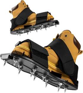 Fietodk 759784546722 Epoxy Floor Spiked Shoes Fully Assembled Gunite With 3/4 Inch Short Spi