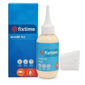 Fixtime 691027374467 Grout Filler Repair Kit Cream Beige Premixed Crack For Floor Tiles