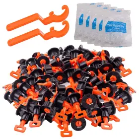 500p Fleetise 710667237984 Tile Leveling System Kit With 100pcs Leveler And 2 Special Wrenches