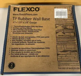 Fc40ct1p058 Flexco Blue Shadow 0.125-in T X 4-in W 1440-in L Thermoplastic Rubber Base