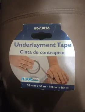 673026 Floorcomfort Floor Comfort Underlayment Tape 50mm X 50m 1.96 In 164 Ft 673026 Floorcomfort Floor Comfort Underlayment Tape 50mm X 50m 1.96 In 164 Ft