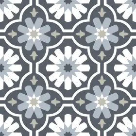 Fp2944 Floorpops 091212327313 Sevilla Peel And Stick Floor Tiles Multicolor