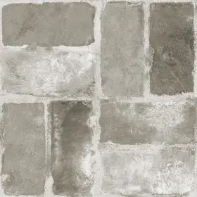 Floorpops 091212557307 Harvard Brick Grey Peel And Stick Floor Tiles