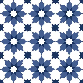 Floorpops 091212606937 Zellige Peel And Stick Floor Tiles Blue