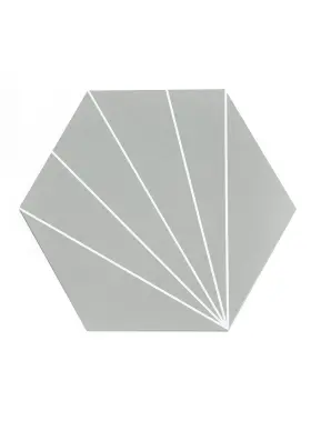 Floorpops 091212688131 9 Inch X 10.4 Vers Peel And Stick Hexagon Vinyl Floor Tiles 10 4.5 Sqft/