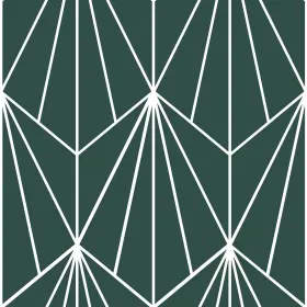 Fp3926 Floorpops 091212697430 Beryl Peel And Stick Floor Tiles Green