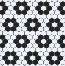 Tfp3931 Floorpops 091212697584 Biscotto Peel And Stick Floor Tiles Black
