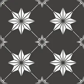 Floorpops 091212733381 Rigel Peel And Stick Floor Tiles Black