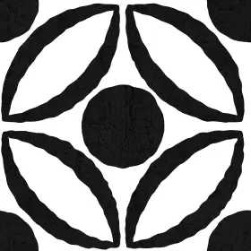 Floorpops 091212764439 Tory Peel And Stick Floor Tiles Black