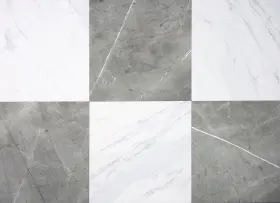 Floorpops 091212770539 X Chris Loves Julia 12-in By Bonneville Grey And White Marble Peel Stic