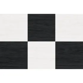 Floorpops 091212816374 X Chris Loves Julia 12-in By Lawrence Black Peel And Stick Floor Tiles