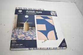 Floorpops 091212867673 Gia Metric Peel And Stick Vinyl Floor Tiles 12x12in Set Of 10 Tile