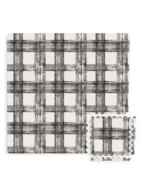Fpf3751 Floorpops Sawyer Plaid Interlocking Floor Tiles Black Fpf3751 Floorpops Sawyer Plaid Interlocking Floor Tiles Black