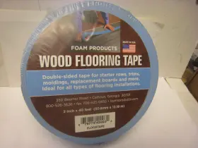 12.1m Foam Products 679775420032 Wood Flooringmade Usa Tape 50mm X 12.1m- 1.96 Inch 120 Laminate