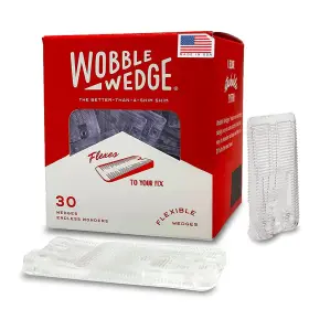 Focus 12 Inc 036634050302 Wobble Wedges Flexible Plastic Shims - Leveling For Home Improvement Furn