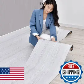 B0dxfx6wvb Fogzuvr 2 Rolls 15.7ftftx10ft Peel And Stick Vinyl Flooring Roll 25.73 Sq.ft Self