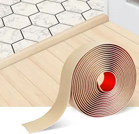 Fonuno 445044659648 Floor Transition Strip Self Adhesive Cover Strips Laminate 2 Inch Wide Vinyl F