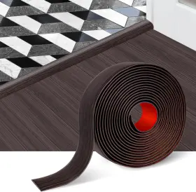 Fonuno 705353061226 Floor Transition Strip Self Adhesive Cover Strips Laminate 1.57 Inch Wide Viny Fonuno 705353061226 Floor Transition Strip Self Adhesive Cover Strips Laminate 1.57 Inch Wide Viny