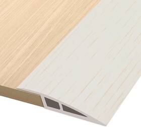 Fonuno A50 Beige Wood 1m Vinyl Door Threshold Flooring Transition Strip Self Adhesive Carpet Edging