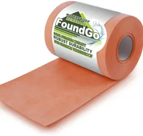 Fgwm0001-us-m Foundgo 27.5 Sq Ft/ 5inch 66ft Waterproof Membrane For Shower 24mil Waterproofing Mem