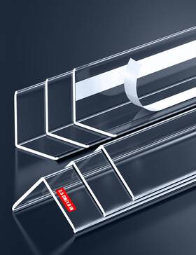 Frychee Ecg-6-120-corner 6pcs Clear Self-adhesive Wall Corner Protectors Guards And Edge Protecto
