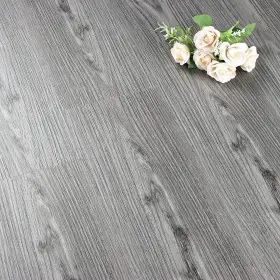 022-dw54-5 Funstick 6x36 Grey Wood Peel And Stick Floor Tile Natural Vinyl Flooring