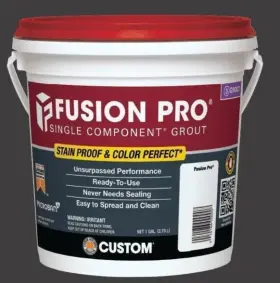 Fp091-2t Fusion 1 Gallon Custom Pro Single Component Grout #544 Rolling Fog