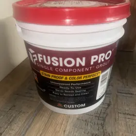 Pfg165qt-25 Fusion Pro #165 Delorean Gray Single Component Grout 1 Gallon Stain Proof New